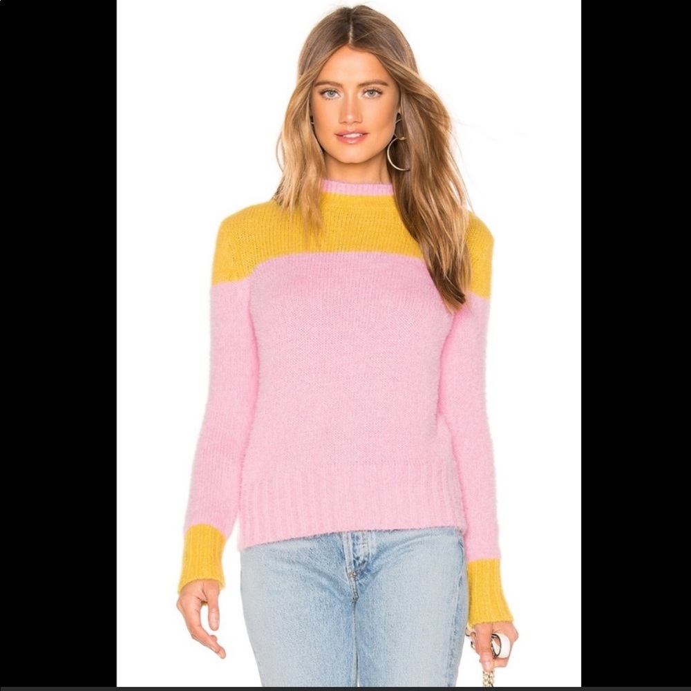 Lovers & Friends Blaire Sweater - Yellow & Pink